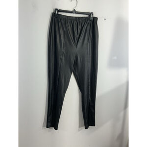 Womans Boohoo Size 8 Black Skinny Pull On Elastic Leggings